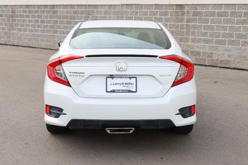 Platinum White Pearl 2019 Honda Civic Sport