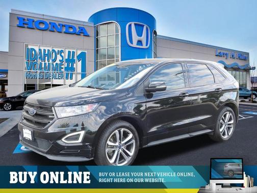 Shadow Black 2017 Ford Edge Sport