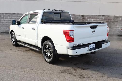 Glacier White 2021 Nissan Titan SV