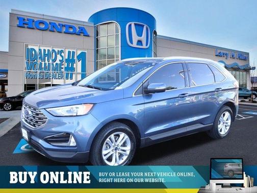 Blue Metallic 2019 Ford Edge SEL