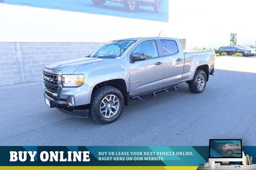 Satin Steel Metallic 2021 GMC Canyon AT4