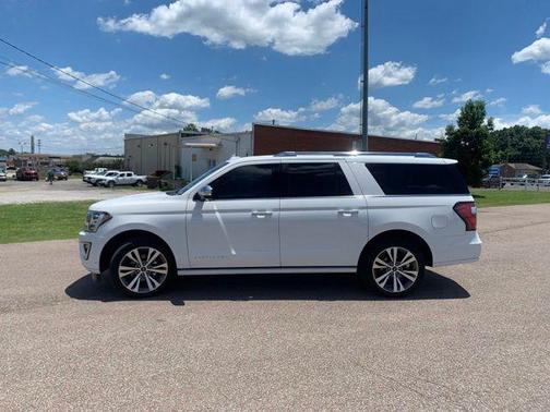 Star White Metallic Tri-Coat 2021 Ford Expedition Max Platinum