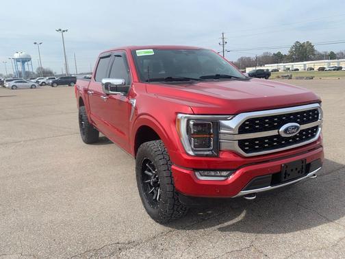 Rapid Red Metallic Tinted Clearcoat 2023 Ford F-150 Platinum