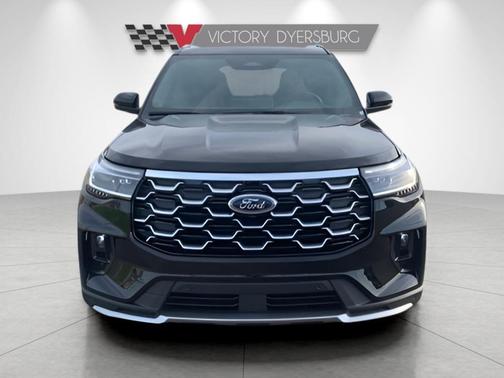 Agate Black Metallic 2026 Ford Explorer Platinum