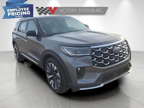 Carbonized Gray Metallic 2026 Ford Explorer Platinum