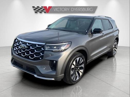 Carbonized Gray Metallic 2026 Ford Explorer Platinum