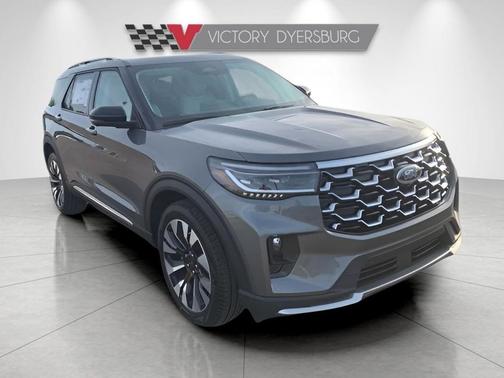 Carbonized Gray Metallic 2026 Ford Explorer Platinum