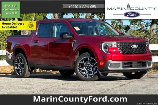 Ruby Red Metallic Tinted Clearcoat 2026 Ford Maverick Lariat