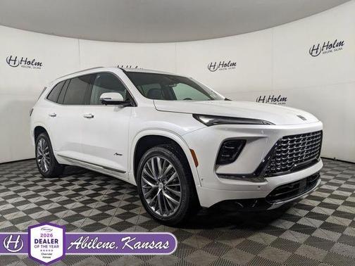White Frost Tri-Coat 2025 Buick Enclave Avenir
