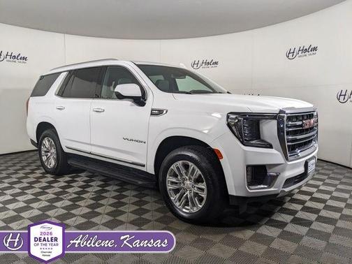 Summit White 2023 GMC Yukon SLT