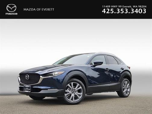 Deep Crystal Blue Mica 2025 Mazda CX-30 2.5 S Preferred Package