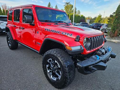 Firecracker Red Clearcoat 2024 Jeep Wrangler 4xe Rubicon X