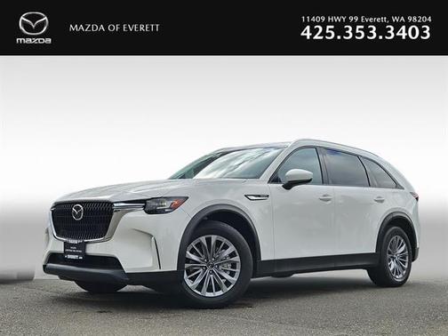 Rhodium White Premium 2024 Mazda CX-90 PHEV Preferred