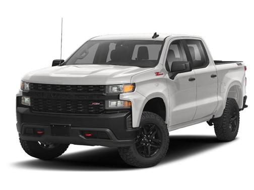 Summit White 2021 Chevrolet Silverado 1500 Custom Trail Boss