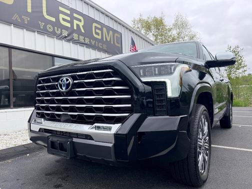 Black 2023 Toyota Tundra Hybrid Capstone