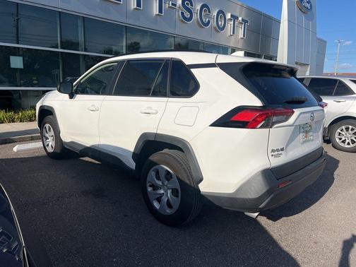 Super White 2019 Toyota RAV4 LE