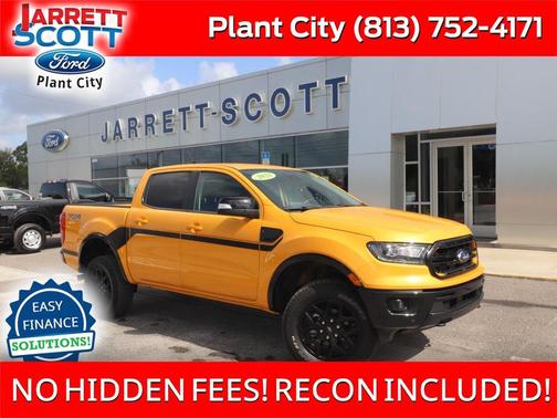 Cyber Orange Metallic Tricoat 2022 Ford Ranger LARIAT