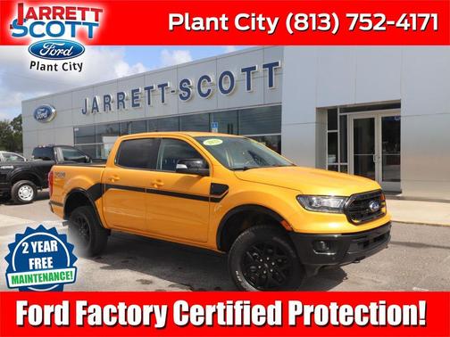 Cyber Orange Metallic Tricoat 2022 Ford Ranger LARIAT
