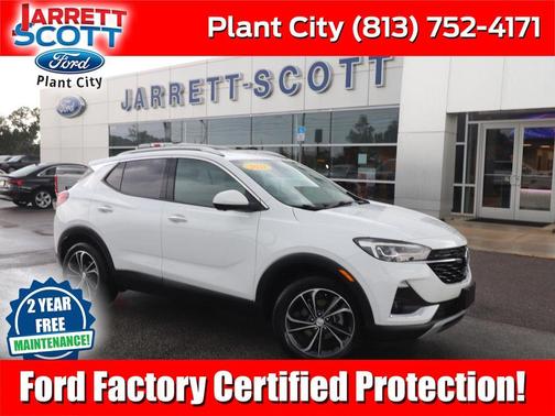 Summit White 2021 Buick Encore GX Essence