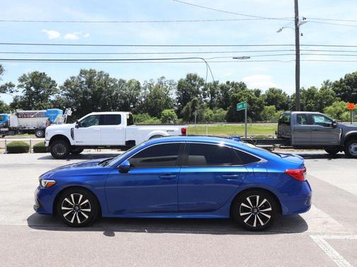 Aegean Blue Metallic 2022 Honda Civic EX