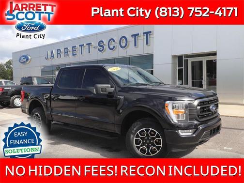 Agate Black Metallic 2021 Ford F-150 XLT