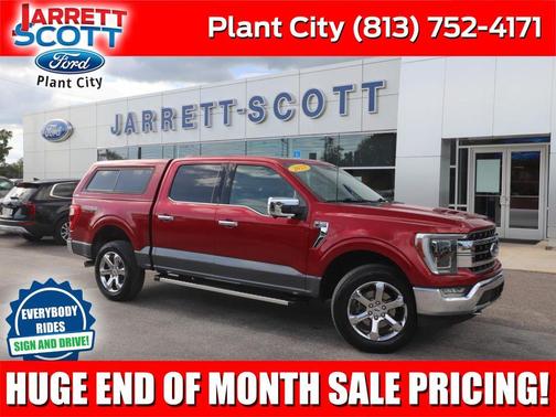 Rapid Red Metallic Tinted Clearcoat 2023 Ford F-150 Lariat