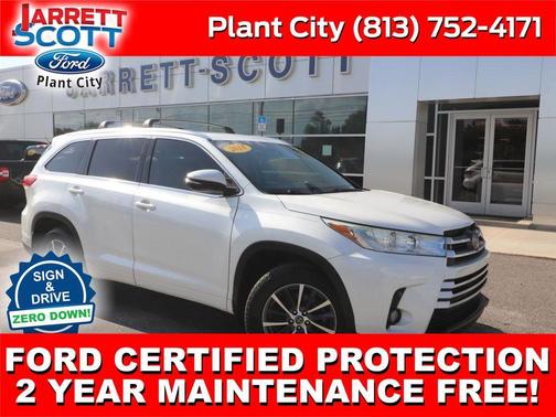 Blizzard Pearl 2018 Toyota Highlander XLE