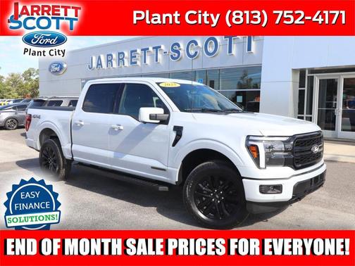 Space White Metallic 2025 Ford F-150 Lariat