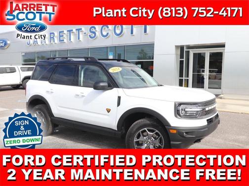 Oxford White 2024 Ford Bronco Sport Badlands