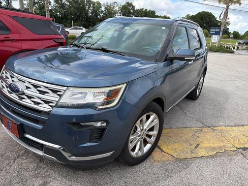 Blue Metallic 2018 Ford Explorer Limited