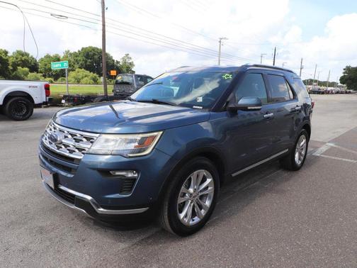 Blue Metallic 2018 Ford Explorer Limited