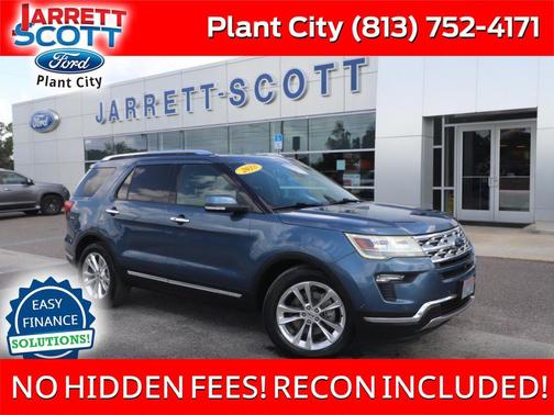 Blue Metallic 2018 Ford Explorer Limited