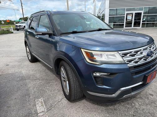 Blue Metallic 2018 Ford Explorer Limited