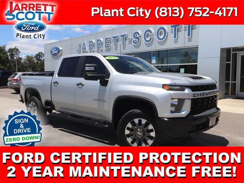 Silver Ice Metallic 2022 Chevrolet Silverado 2500 Custom