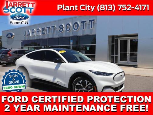 Star White Metallic Tri-Coat 2023 Ford Mustang Mach-E Premium