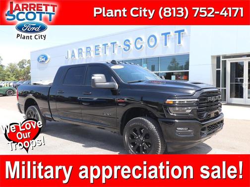 Diamond Black Crystal Pearlcoat 2026 RAM 3500 Laramie Mega Cab 4x4 6'4' Box