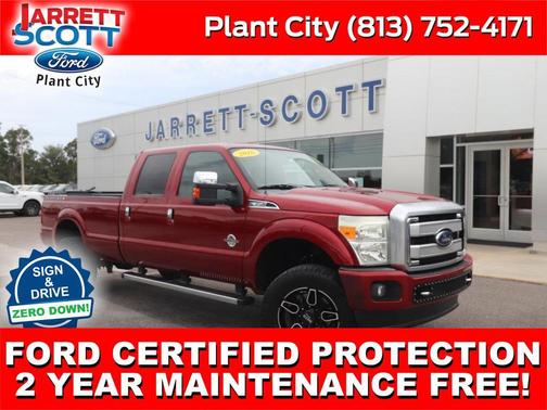 Ruby Red Metallic 2016 Ford F-350 Platinum