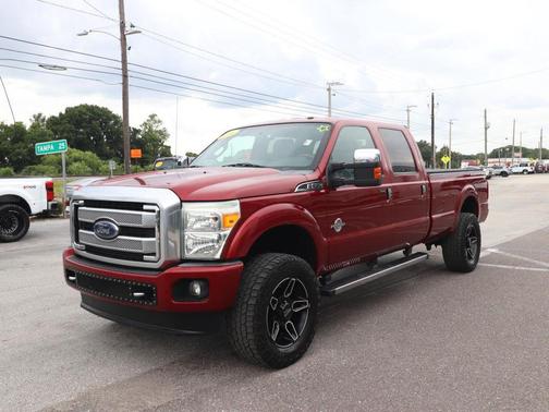 Ruby Red Metallic 2016 Ford F-350 Platinum