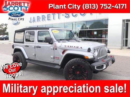 Billet Silver Metallic Clearcoat 2021 Jeep Wrangler Unlimited Sahara