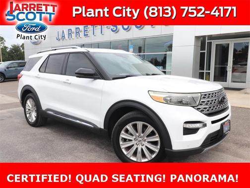 Oxford White 2020 Ford Explorer Limited