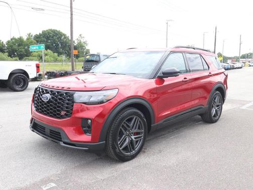 Rapid Red Metallic Tinted Clearcoat 2026 Ford Explorer ST