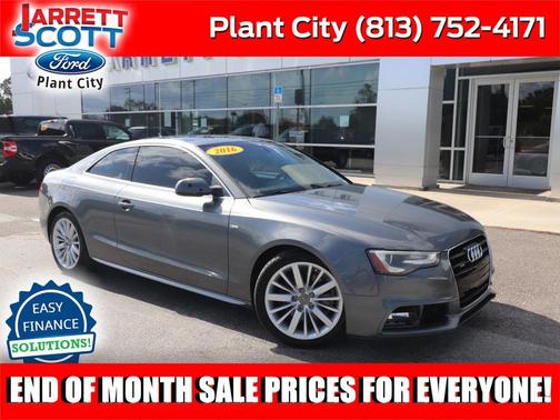 Monsoon Gray Metallic/Black Roof 2016 Audi A5 2.0T Premium Plus