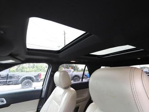 White Platinum Clearcoat Metallic 2014 Ford Explorer Limited