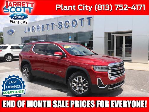 Volcanic Red Tintcoat 2023 GMC Acadia FWD SLT