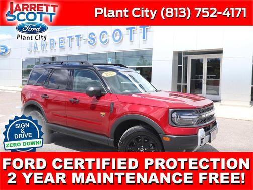 Ruby Red Metallic 2025 Ford Bronco Sport Badlands