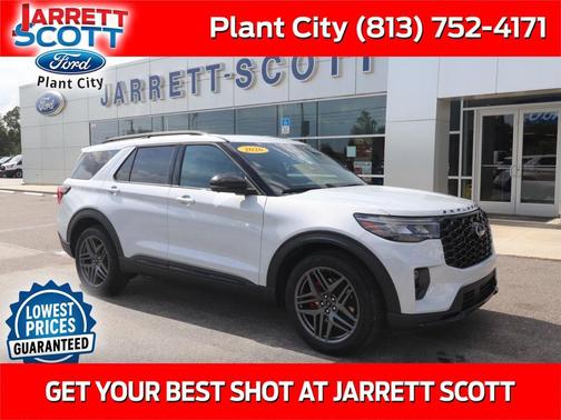 Space White Metallic 2026 Ford Explorer ST