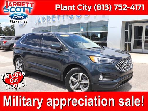 Stone Blue Metallic 2023 Ford Edge SEL