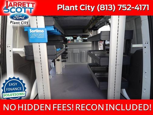 Frozen White 2023 Ford Transit Connect XL Cargo Van
