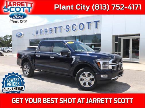 Antimatter Blue Metallic 2026 Ford F-150 Platinum
