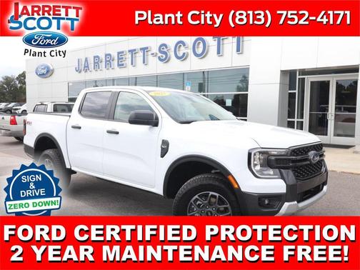 Oxford White 2025 Ford Ranger XLT